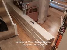 Engineered wood floor installation in Islington 5