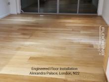 Engineered wood floor installation in Alexandra Palace 3