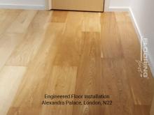 Engineered wood floor installation in Alexandra Palace 4