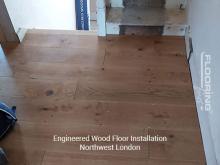 Engineered wood floor installation in Northwest London 5