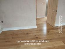 Engineered wood floor installation in Northwest London 6