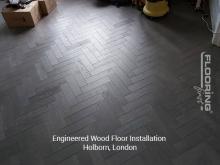 Engineered wood floor installation in Holborn 5