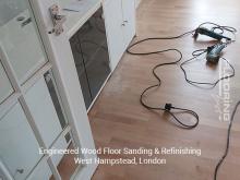 Engineered wood floor sanding & refinishing in West Hampstead 2