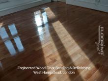 Engineered wood floor sanding & refinishing in West Hampstead 4