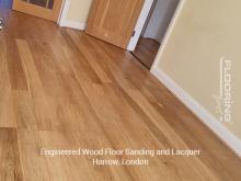 Engineered wood floor sanding and lacquer in Harrow 8
