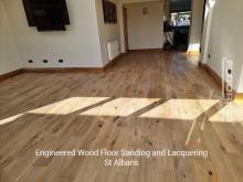 Engineered wood floor sanding and lacquering in St Albans 3