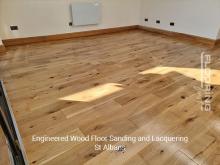 Engineered wood floor sanding and lacquering in St Albans 4