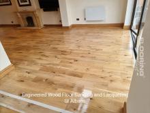 Engineered wood floor sanding and lacquering in St Albans 5