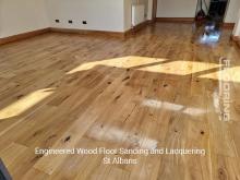 Engineered wood floor sanding and lacquering in St Albans 7