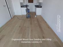 Engineered wood floor sanding and oiling in Homerton 1