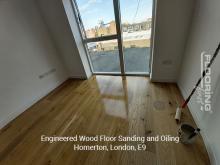 Engineered wood floor sanding and oiling in Homerton 2