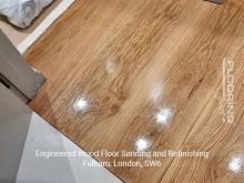 Engineered wood floor sanding and refinishing in Fulham 5