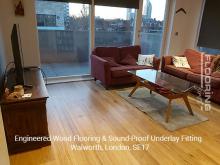 Engineered wood flooring & sound-proof underlay fitting in Walworth 6