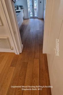 Engineered wood flooring buffing & reoiling in Shepherds Bush 3