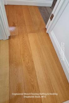 Engineered wood flooring buffing & reoiling in Shepherds Bush 7