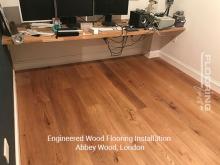 Engineered wood flooring installation in Abbey Wood 2