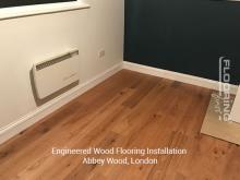 Engineered wood flooring installation in Abbey Wood 3