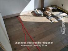 Engineered wood flooring installation in Greenwich 4