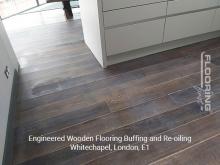 Engineered wooden flooring buffing and re-oiling in Whitechapel 4