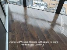 Engineered wooden flooring buffing and re-oiling in Whitechapel 6