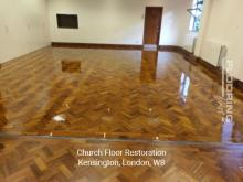 Essex Church in Notting Hill Gate - parquet floor sanding & restoration 2