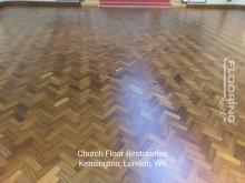 Essex Church in Notting Hill Gate - parquet floor sanding & restoration 3