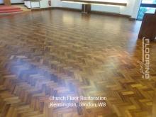Essex Church in Notting Hill Gate - parquet floor sanding & restoration 4