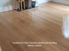 Floor sanding, buffing & reoiling in West London 1