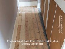 Floorboards and stairs repair, sanding, and re-oiling in Bromley