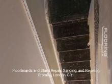 Floorboards and stairs repair, sanding, and re-oiling in Bromley 2
