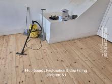 Floorboards restoration & gap filling in Islington 4