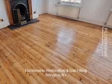 Floorboards restoration & gap filling in Islington 6