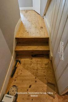 Floorboards restoration & gap filling in Brixton 3