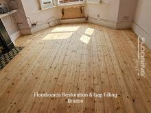 Floorboards restoration & gap filling in Brixton 6