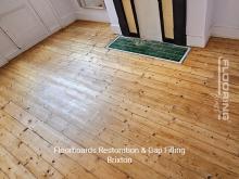 Floorboards restoration & gap filling in Brixton 9
