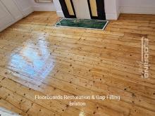 Floorboards restoration & gap filling in Brixton 12