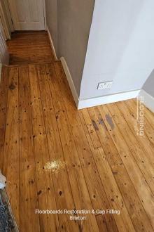 Floorboards restoration & gap filling in Brixton 14