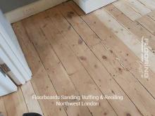 Floorboards sanding, buffing & reoiling in Northwest London 1
