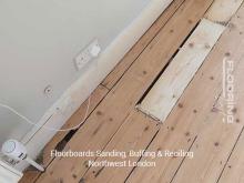 Floorboards sanding, buffing & reoiling in Northwest London 2