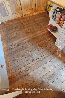 Floorboards sanding, gap filling & sealing in Honor Oak Park 2