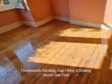 Floorboards sanding, gap filling & sealing in Honor Oak Park 6