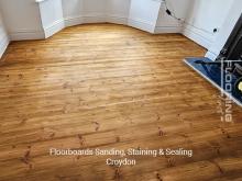 Floorboards sanding, staining & sealing in Croydon 7