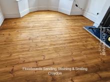 Floorboards sanding, staining & sealing in Croydon 7