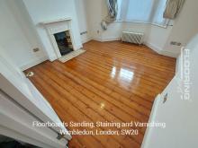 Floorboards sanding, staining and varnishing in Wimbledon, SW20 - 5
