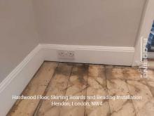 Hardwood floor, skirting boards and beading installation in Hendon 2
