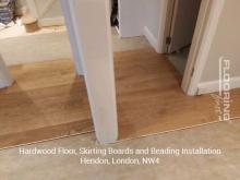 Hardwood floor, skirting boards and beading installation in Hendon 4