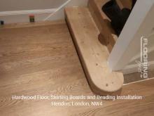 Hardwood floor, skirting boards and beading installation in Hendon 6