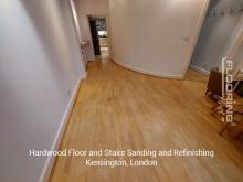 Hardwood floor and stairs sanding and refinishing in Kensington 2