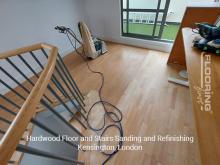 Hardwood floor and stairs sanding and refinishing in Kensington 8
