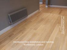 Hardwood floor installation and sanding in Northwood 4